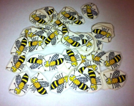 Bee 1:1 Correspondence Math Game - laminated bees