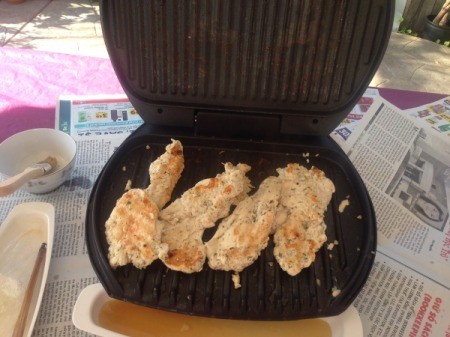 Grilled Chicken in grill