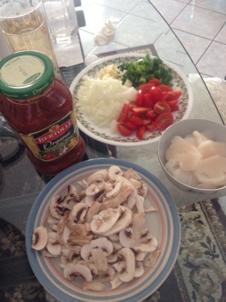 Grilled Chicken and Macaroni ingredients