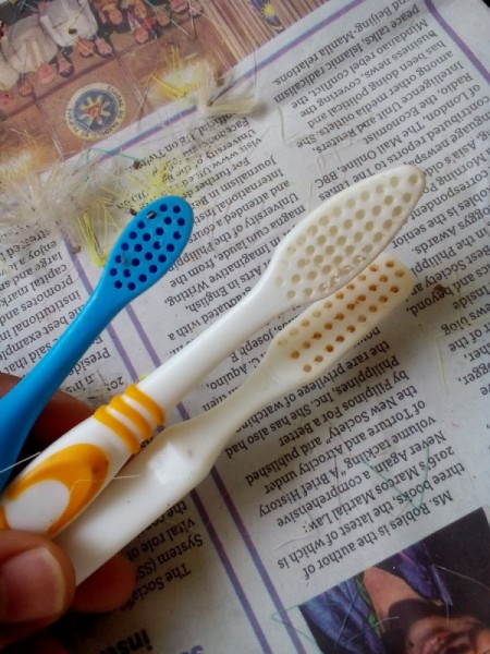 Toothbrush Bracelet - brushes with bristles removed