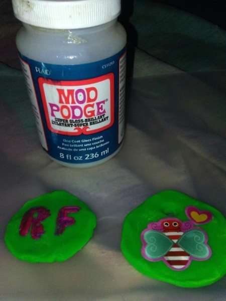 Mod Podge to Preserve Play Doh Creations - Play Doh after decorating