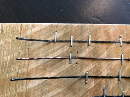 Bobby Pin Thumb Piano - add additional staples if sound not quite right
