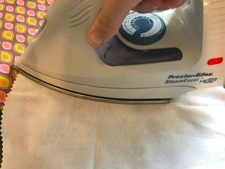 Fabric Chicken Doorstop - iron on following package instructions