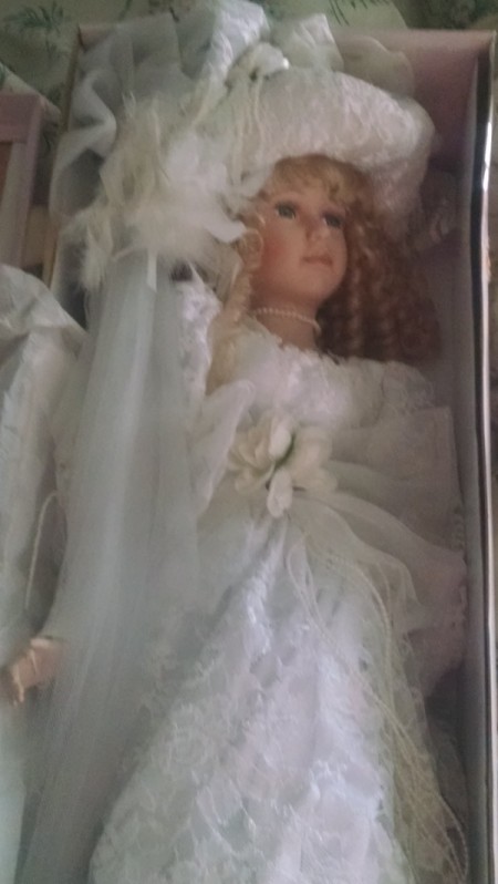 leonardo collection porcelain doll the bride