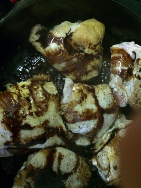 Balsamic Chicken in pan
