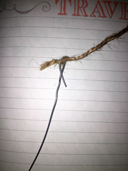 Ribbon Flowers - pull twine through