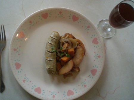 Chicken Sausage, Apple and Sweet Potato Pot | ThriftyFun