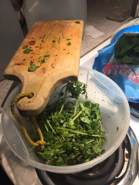 herbs in bowl