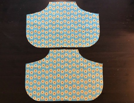 Clothespin Apron - cut out pouch fabric