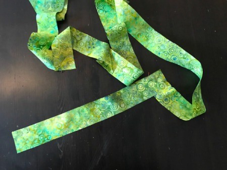 Clothespin Apron - pinned strips