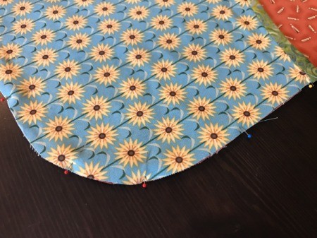 Clothespin Apron - pin the apron together along sides and bottom