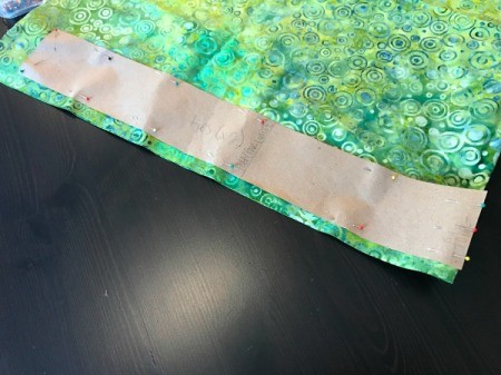 Clothespin Apron - pin apron tie patten  on fold