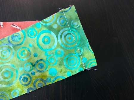 Clothespin Apron - tie and cut threads