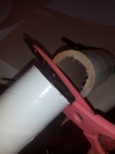 Cling Wrap Roll as Pencil Case