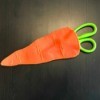 Felt Carrot Scissor Holder