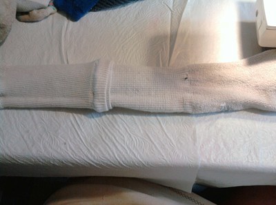 Recycled Pet Bed - close up of socks