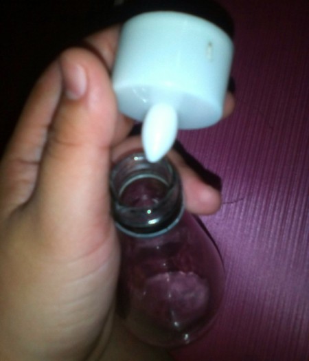 Recycled Noodle Cup Lamp - invert candle and stick to rim