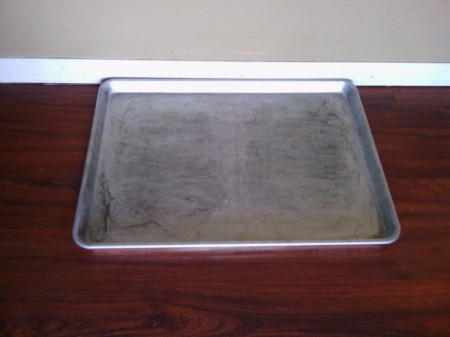Cookie Pan as Indoor Dog Relief Station