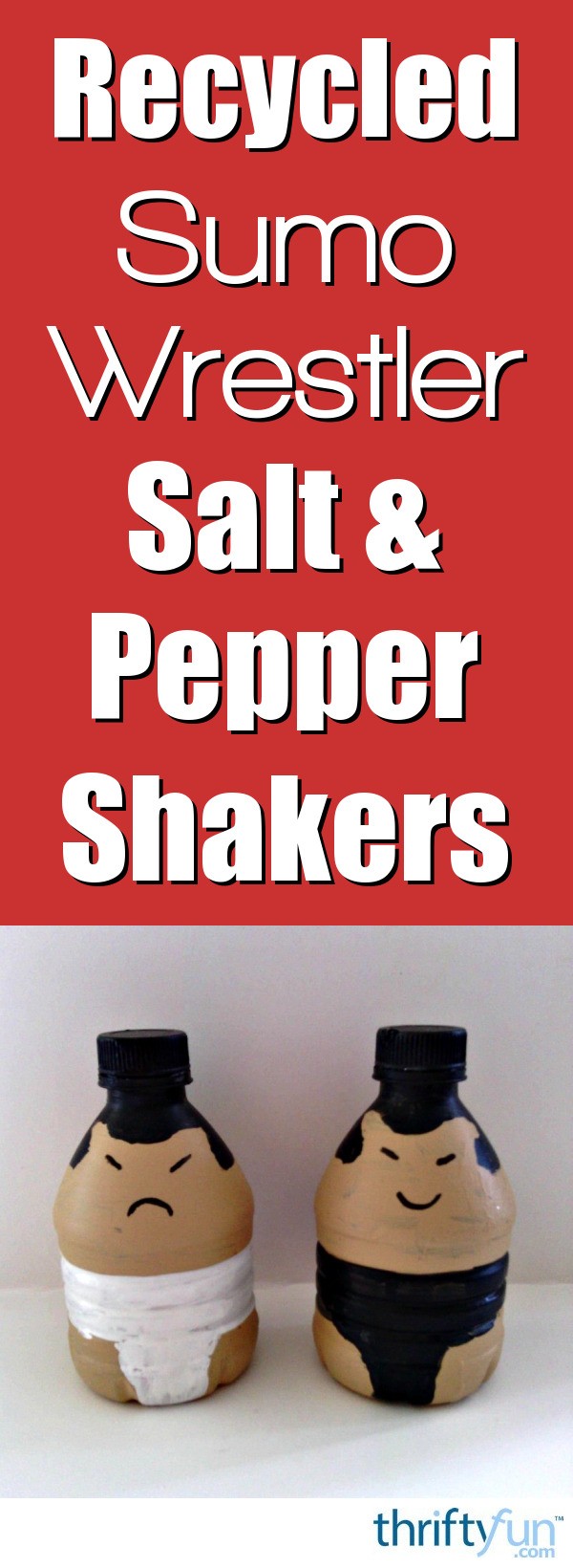 Recycled Sumo Wrestler Salt and Pepper Shakers ThriftyFun