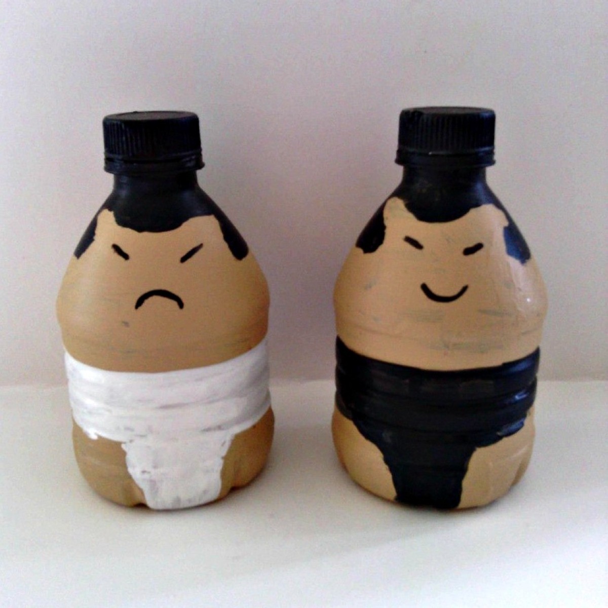 Recycled Sumo Wrestler Salt and Pepper Shakers ThriftyFun