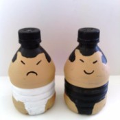 Sumo Wrestler Salt and Pepper Shakers