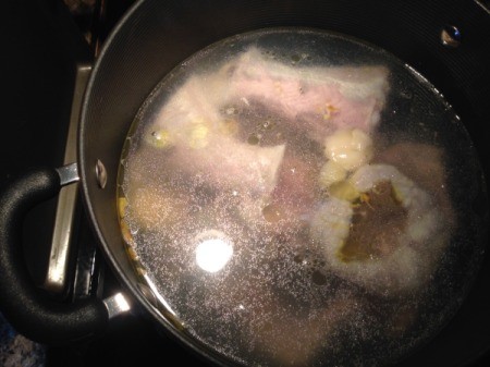 catfish in pot of water