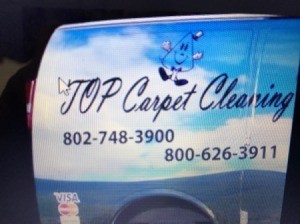 Catchy Phrase for Carpet Cleaning Business - side of cleaning van