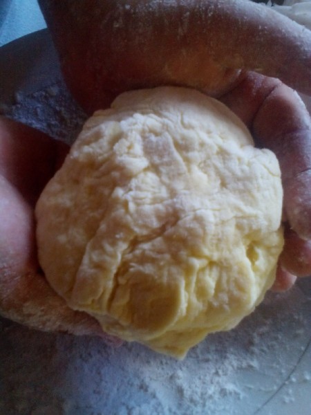 dough formed into ball