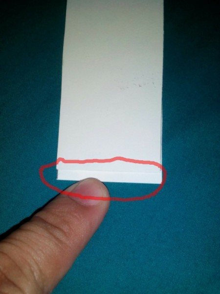 Mother's Day Surprise Greeting Card - extra length on one side of fold