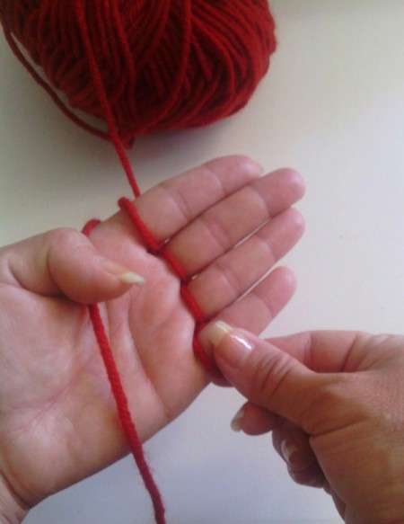 Finger Knit Headband - snugged