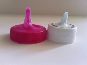 Plastic Bottle Cap Nozzles - nozzles created on caps