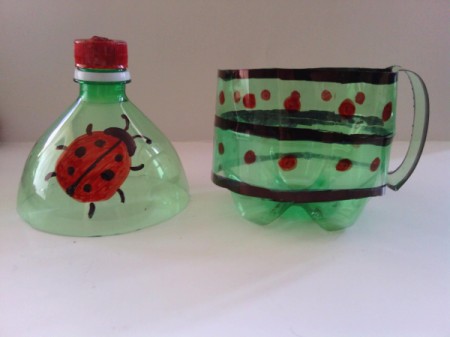 Recycled Soda Bottle Cup - done