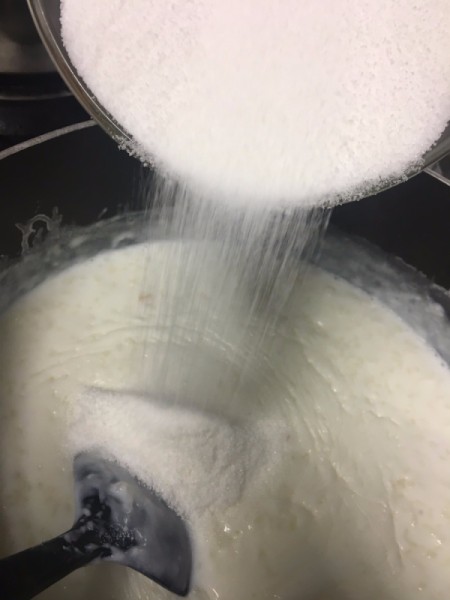sugar added to Rice Pudding