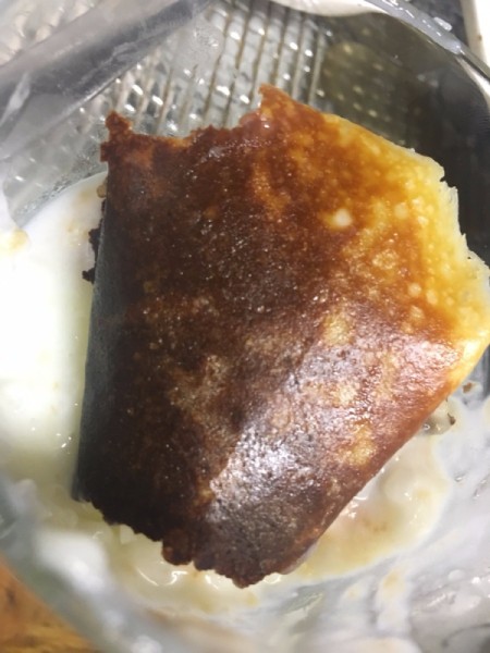 Rice Pudding pan crisp