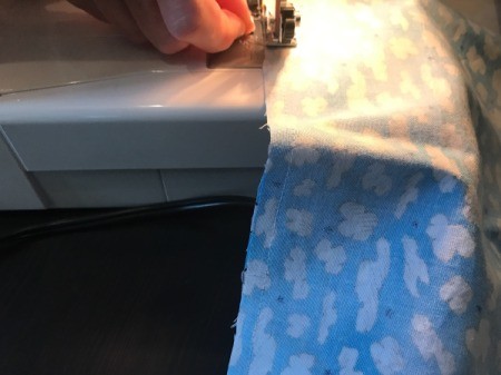 Book Pocket Pillow - sew pocket pieces