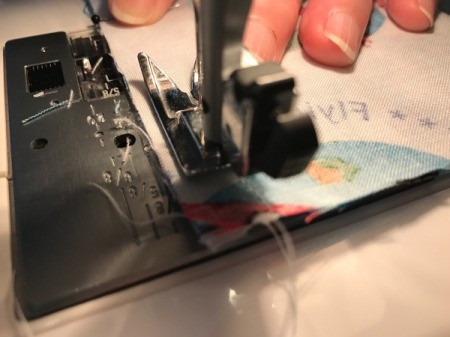 Book Pocket Pillow - Sew together using a LONG basting stitch, with a 1/2" seam allowance and a REGULAR stitch for the first and last inch.