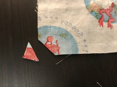 Book Pocket Pillow - clip corners