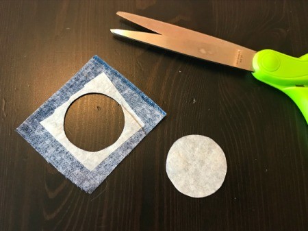 Book Pocket Pillow - cut out the shapes