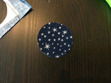 Book Pocket Pillow - circle cut out