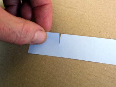 Fluttering Fish Repeat at the other end, but this time cutting from the top