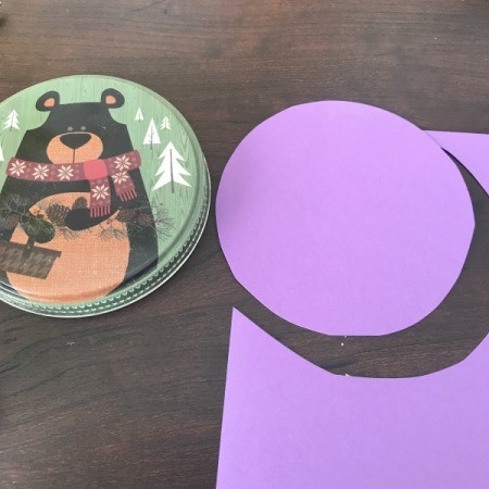 3D Flower Mother's Day Card - start cutting to circles