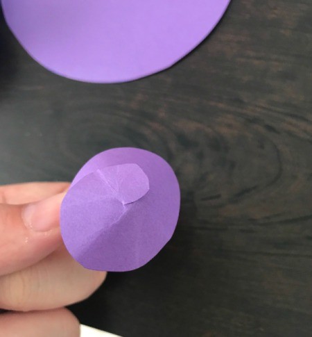 3D Flower Mother's Day Card - glue as each flower is completed