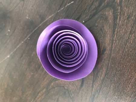 3D Flower Mother's Day Card - flower ready for gluing