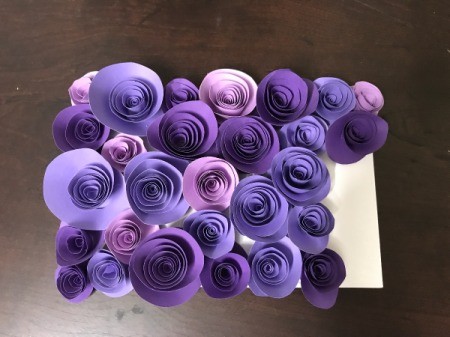 3D Flower Mother's Day Card - almost covered