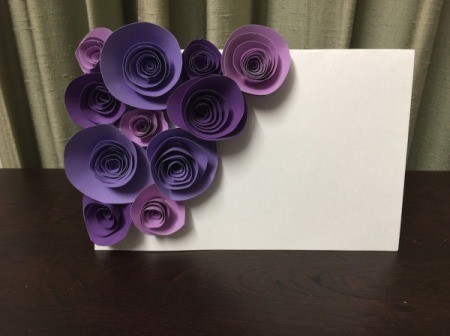 3D Flower Mother's Day Card - optional flower coverage