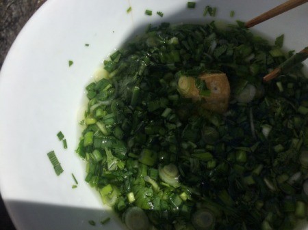 Crispy Fried Tofu with Scallions