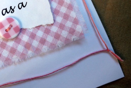 New Baby Greetings Card - tie them together