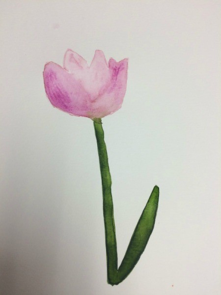 10 Minute Watercolor Using Markers