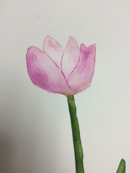 10 Minute Watercolor Using Markers