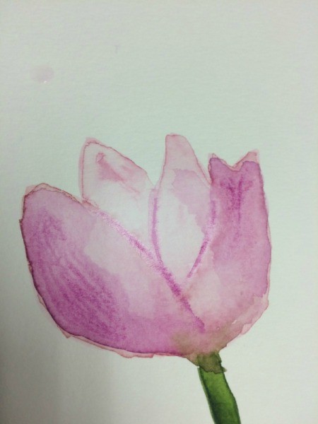 10 Minute Watercolor Using Markers